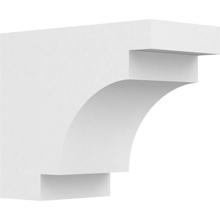 Ekena Millwork Standard Mediterranean Architectural Grade PVC Rafter Tail, 6"W x 10"H X 12"L RFTP06X10X12MED